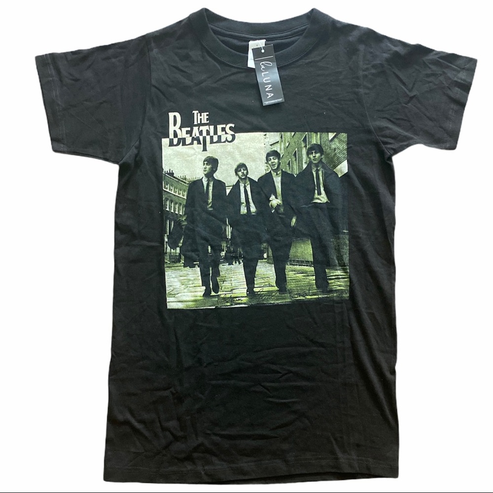 NWT! The Beatles Band Graphic Tee